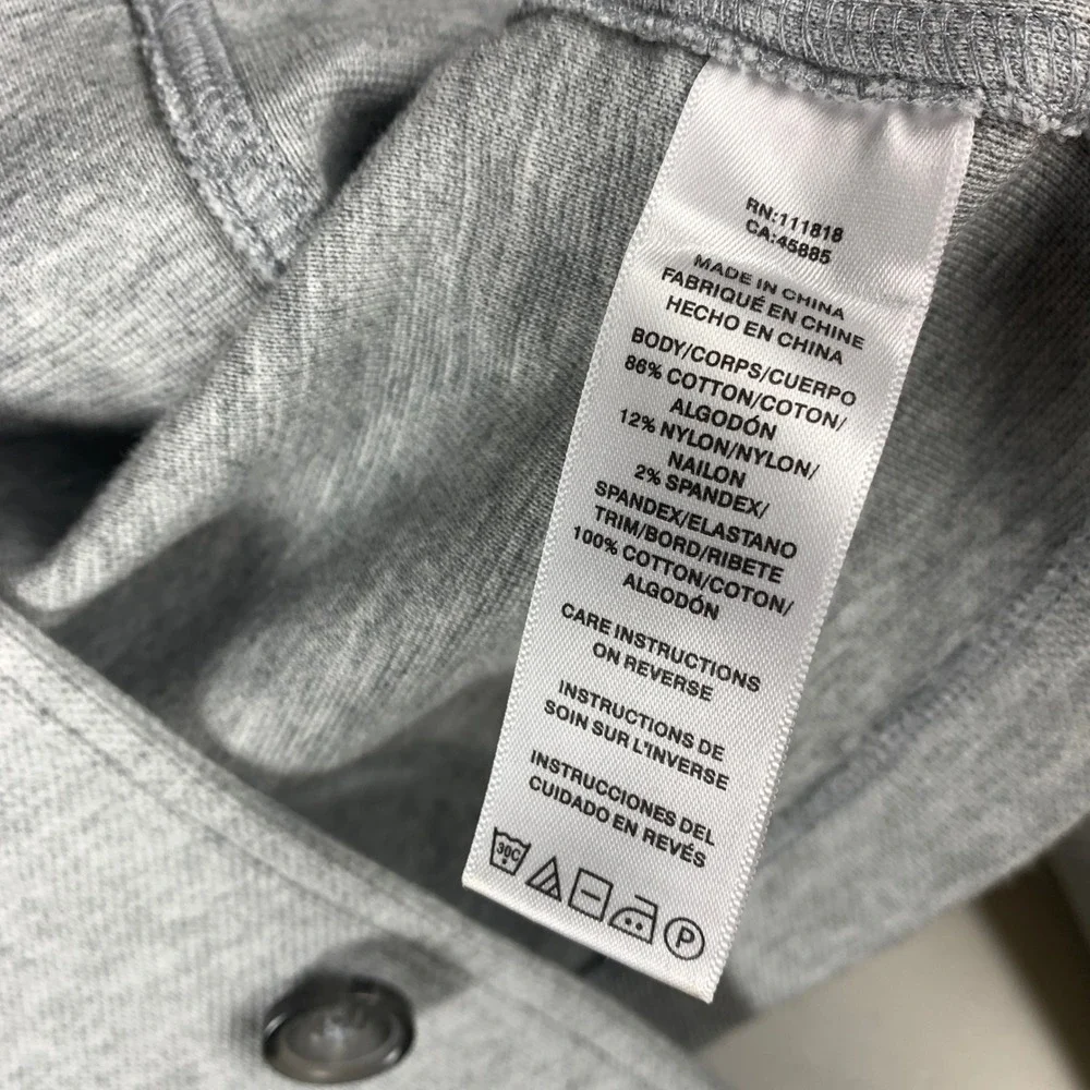 Michael Michael Kors Blazer Mens Large Grey Waffle Knit Cotton Blend Sport Coat
